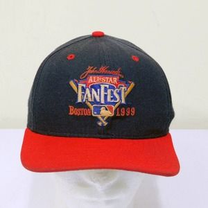 Vintage New Era MLB All Star Fanfest Boston 1999 Snapback Hat Cleaned Reshaped
